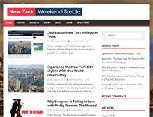 Tablet Screenshot of newyorkweekendbreaks.com